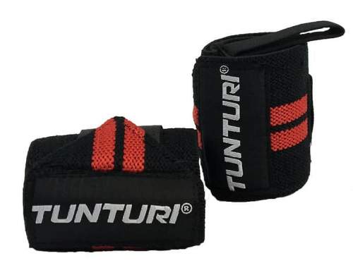 TUNTURI Wrist Wraps červené - pár