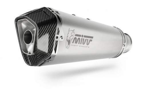 MIVV Výfuk kompletní 1x1 MIVV DELTA RACE Stainless Steel / Carbon cap S.055.LDRX