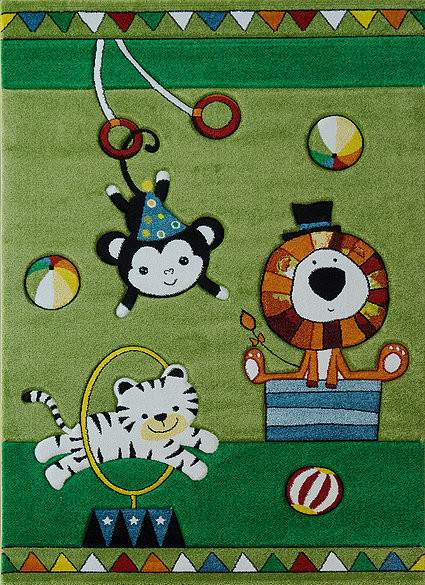 Berfin Dywany Dětský kusový koberec Smart Kids 22316 Green Rozměry koberců: 160x230 (na výběr více variant)