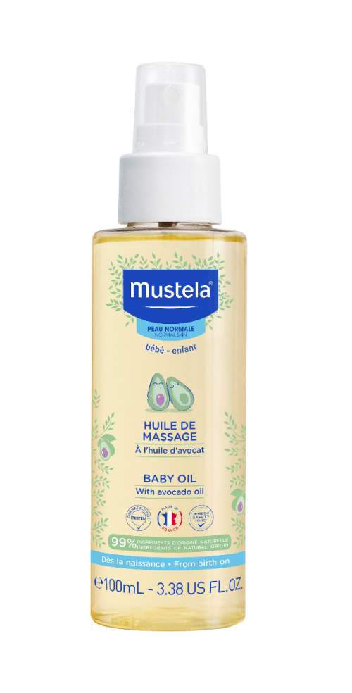 Mustela Bébé Baby Massage Oil masážní olej pro děti 100 ml
