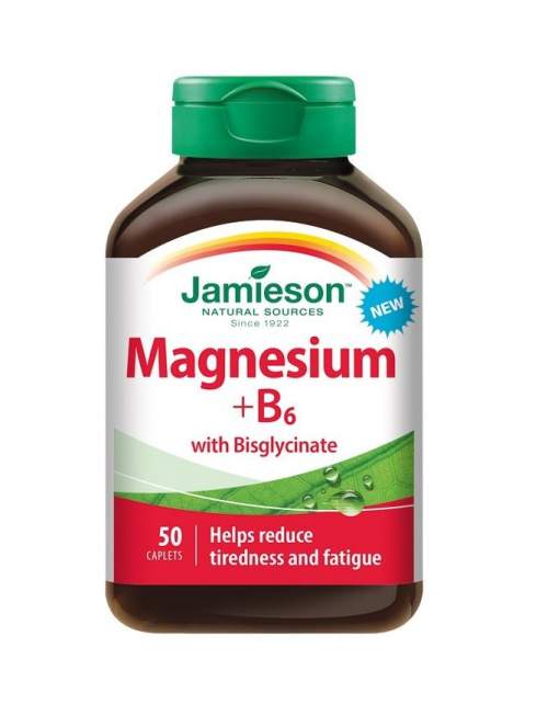 JAMIESON Hořčík+vitamín B6 s bisglycinátem tbl.50