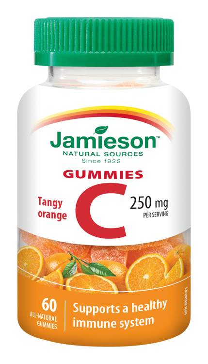 JAMIESON Vitamín C Gummies pomeranč pastilky 60ks