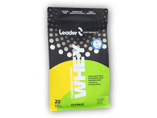 Leader Clear Iso Hydro Whey Protein 600g Varianta: citrus