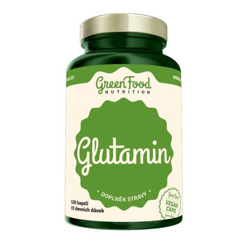 GreenFood Glutamin vegan 120 kapslí