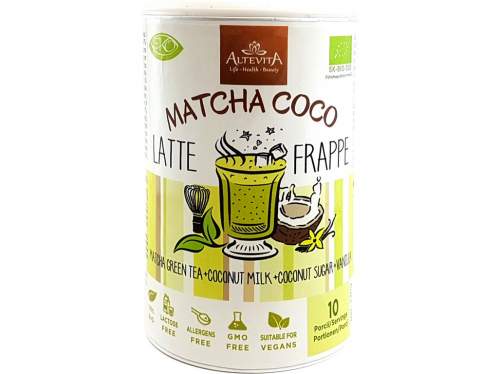 Altevita Bio Matcha coco latte/frappe 220 g