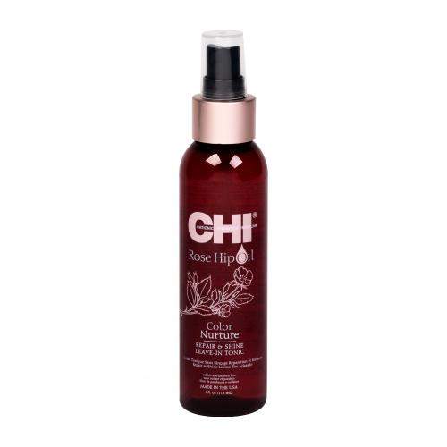 Farouk Systems CHI Rose Hip Oil Color Nurture obnovující sprej pro lesk barvených vlasů 118 ml