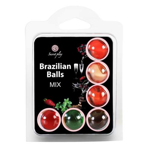 Secret play 6 Hot Balls Lubricante Fruits