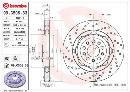 BREMBO 09.C407.13