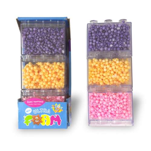 Ultra Foam 3 pack mix (balení 3 kusů růžová, fialová, oranžo - EPEE