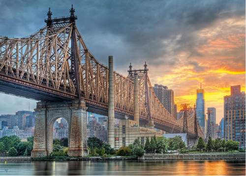 Cherry Pazzi Queensboro Bridge in New York 1000 dílků