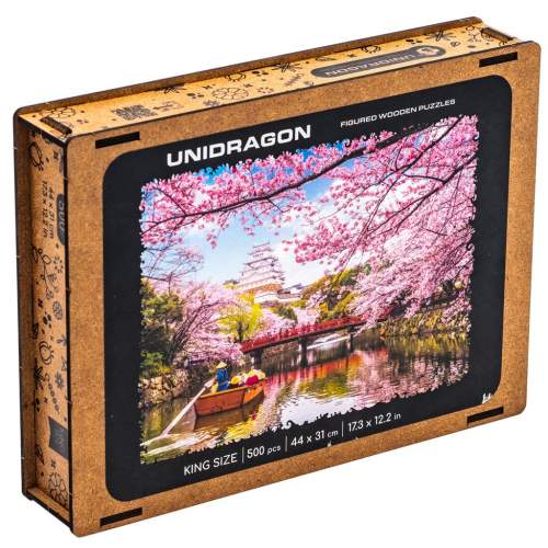 Unidragon dřevěné puzzle Sakura velikost L