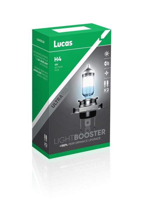 Lucas Ultra 150 12V H4 60-55W P43t