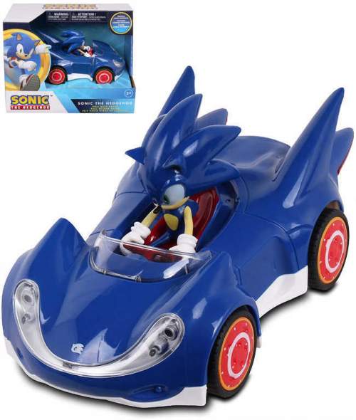 Sonic Autíčko pull back modré