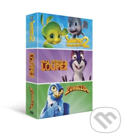 Kolekce animáků: Velká oříšková loupež, Sammyho dobrodružství 2, Zambezia DVD