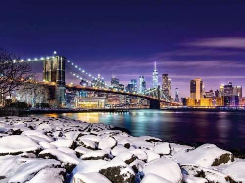 RAVENSBURGER Zima v New Yorku 1500 dílků