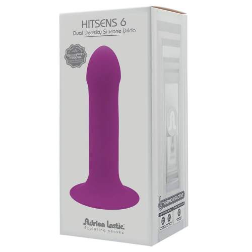 Hitsens 6 - adjustable, sticky acorn dildo (purple)