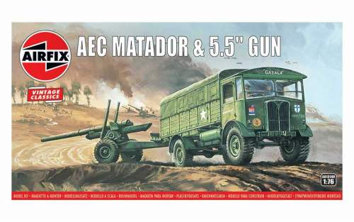 Airfix AEC Matador & 5.5 Gun 1:76