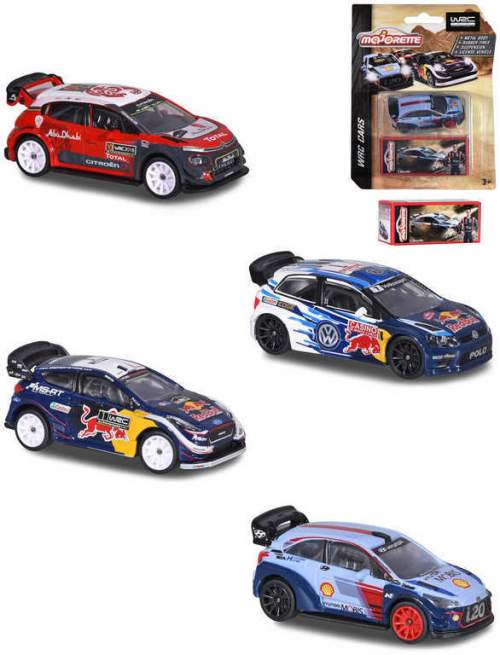 Majorette kovové WRC 4 druhy