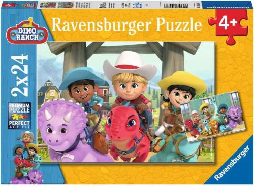 RAVENSBURGER Dino Ranch 2x24 dílků