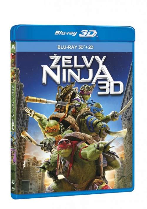 Želvy Ninja 3D Blu-ray
