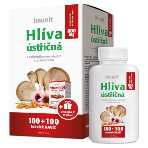 Hlíva 800mg rak.a ech.Imunit 100+100tob+vitC 30tbl