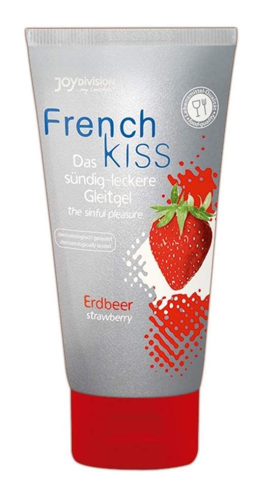 Lubrikační gel JoyDivision FrenchKiss Strawberry 75 ml