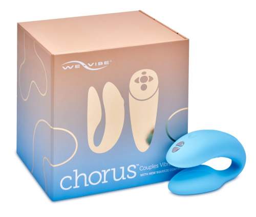 Chorus by We-Vibe – nabíjací smart vibrátor na bod G a klitoris (modrý)