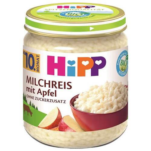 HiPP BIO Mléčná rýže s jablky