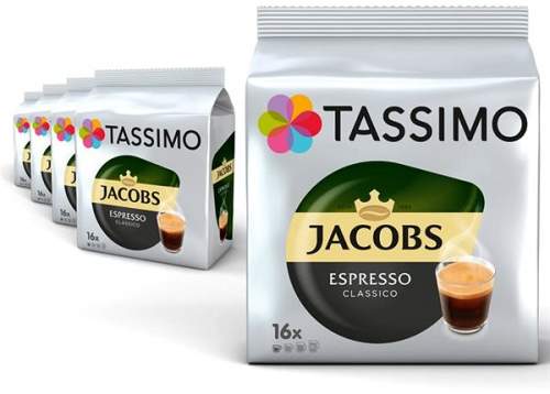 TASSIMO kapsle KARTON Jacobs Espresso 80 nápojů
