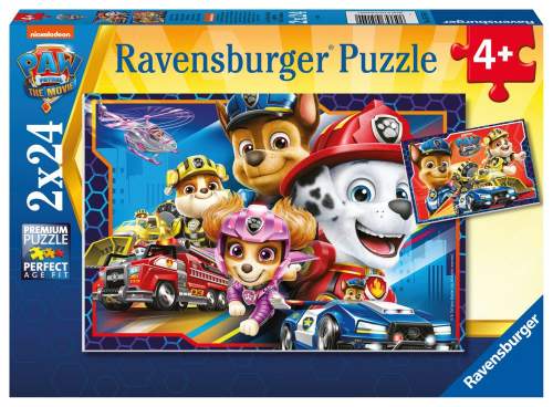 RAVENSBURGER Tlapková patrola: Záchranáři 2x24 dílků