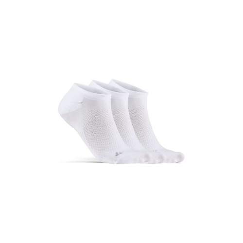 Ponožky CRAFT CORE Dry Footies 3-pack bílá 43-45 EU