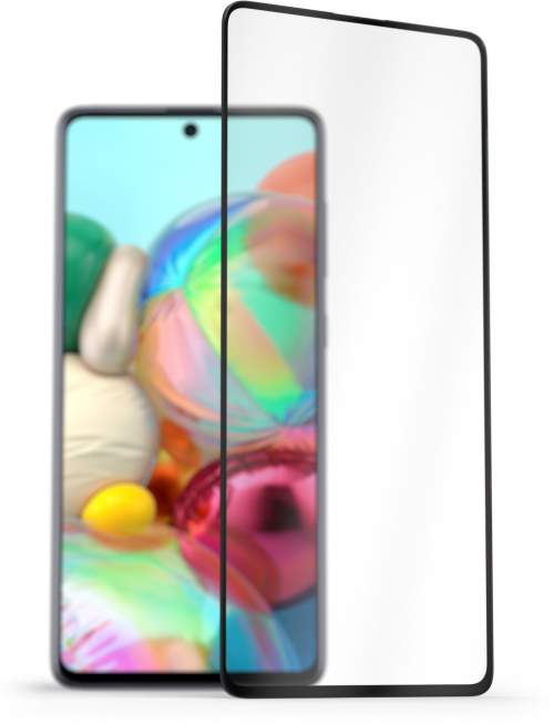 Ochranné sklo AlzaGuard 2.5D FullCover Glass Protector pro Samsung Galaxy A71 černý