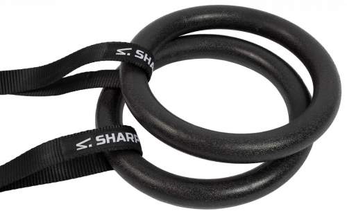 Sharp Shape Gymnastic rings black