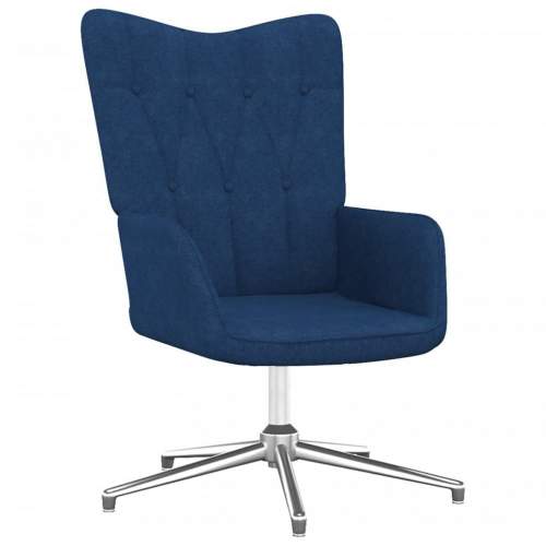 Relaxační židle modrá textil, 327593