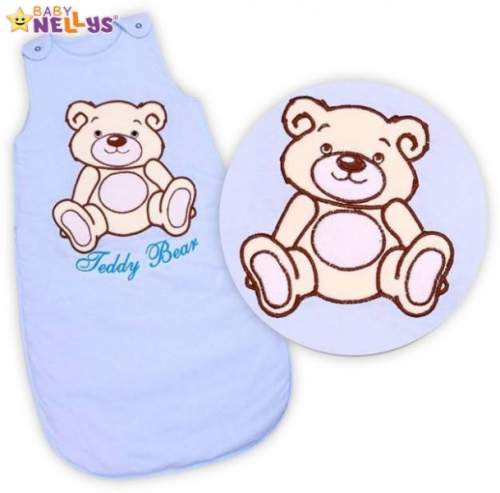 Baby Nellys Spací vak Teddy Bear sv. modrý