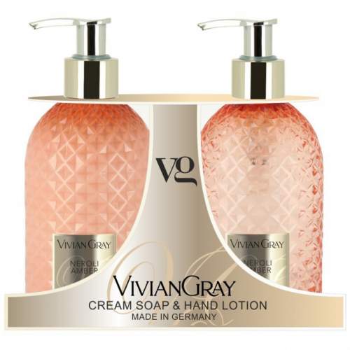 Vivian Gray kosmetická sada - mýdlo + krém na ruce, Neroli & Amber