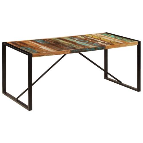 Jídelní stůl 180 x 90 x 75 cm masivní recyklované dřevo