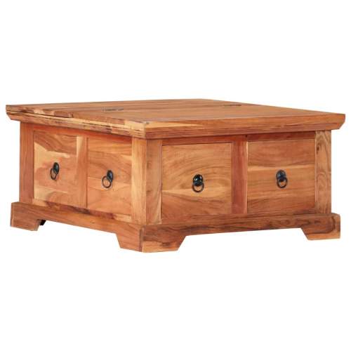 Konferenční stolek 66 x 70 x 35 cm masivní akáciové dřevo