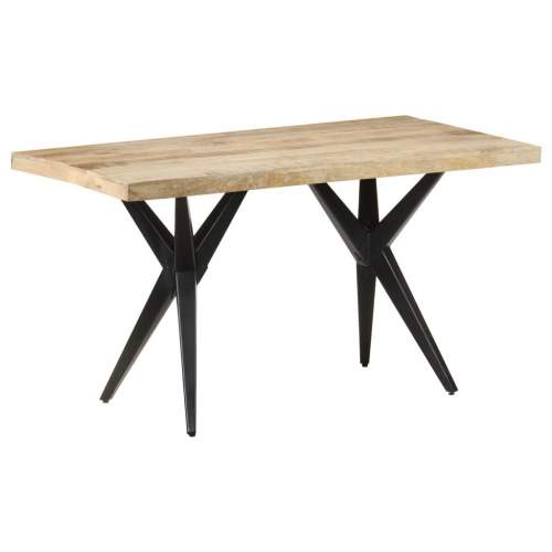 Jídelní stůl 140 × 70 × 76 cm hrubé mangovníkové dřevo