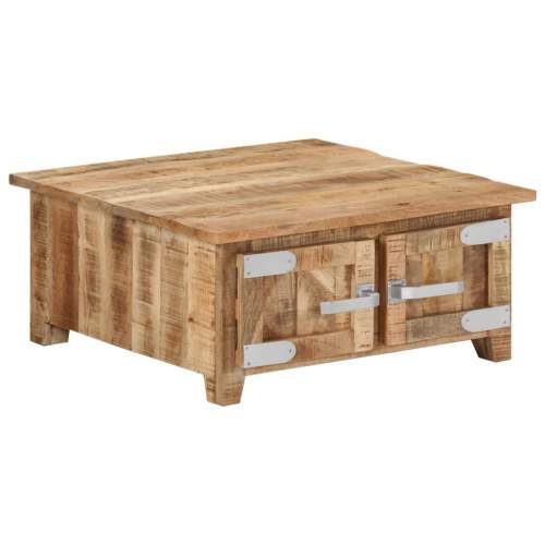 Emaga Konferenční stolek 67 x 67 x 30 cm masivní mangovníkové dřevo