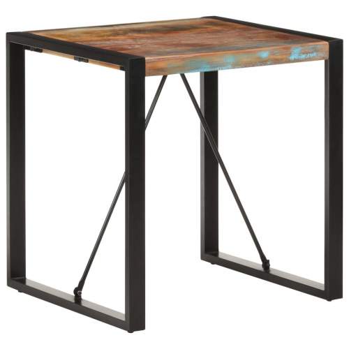 Jídelní stůl 70x70x75 cm masivní recyklované dřevo