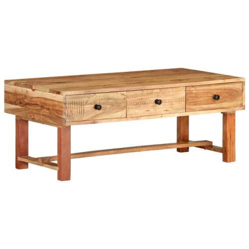 Konferenční stolek 100 x 50 x 40 cm masivní akáciové dřevo