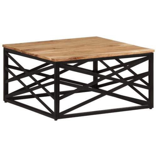 Emaga Konferenční stolek 68 x 68 x 35 cm masivní akáciové dřevo
