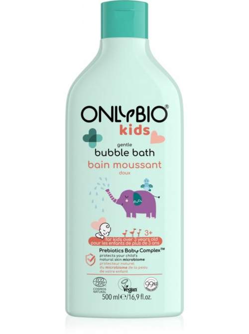 OnlyBio - Jemná pěna do koupele pro děti od 3 let, 500 ml