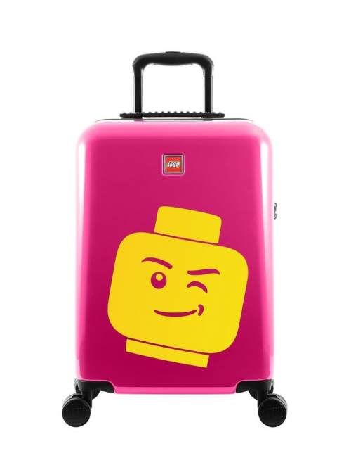 LEGO Luggage ColourBox Minifigure Head S 20" - Berry
