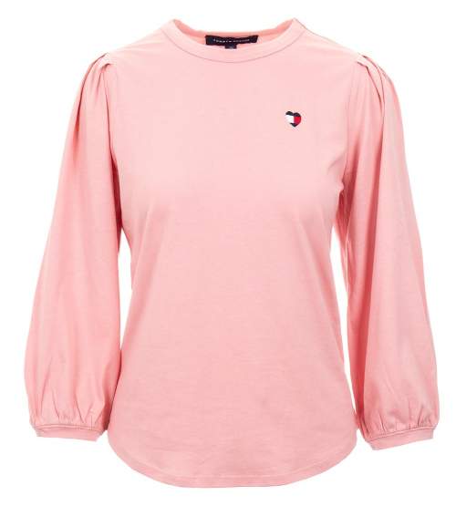 Tommy Hilfiger dámské tričko růžové Velikost: S