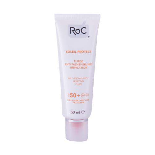 RoC Soleil-Protect Anti-Brown Spot ochranný fluid s spf50+ proti vzniku pigmentových skvrn 50 ml pro ženy