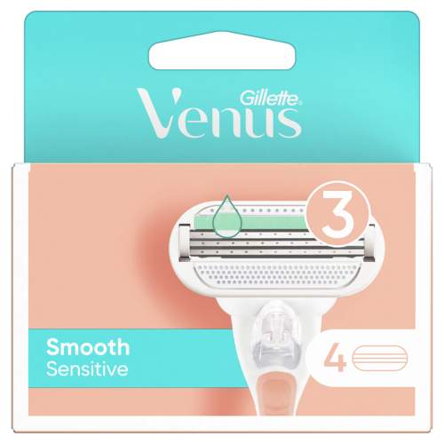 Procter and Gamble Gillette Venus Smooth Sensitive náhradní hlavice 4 ks