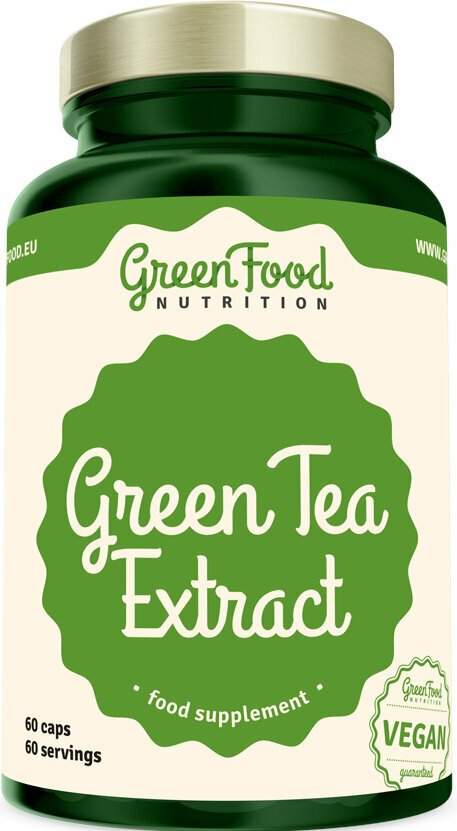 GREENFOOD NUTRITION Green tea extract 60 kapslí