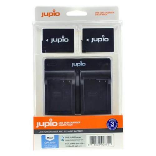 Jupio Set DMW-BLC12E 1200 mAh a duální nabíječky pro Panasonic